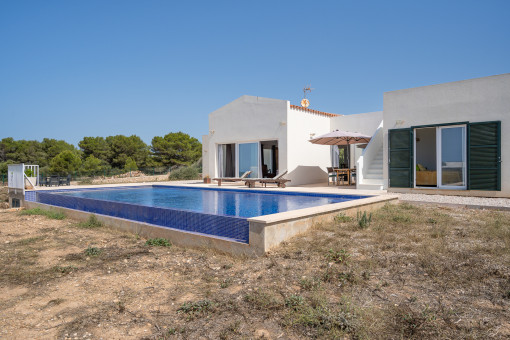 Piscina et jardin