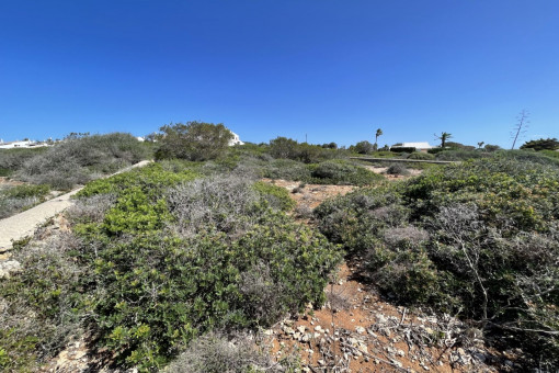 Magnifique investissement terrain première ligne de mer, vue mer, situé à Binidali, Minorque.