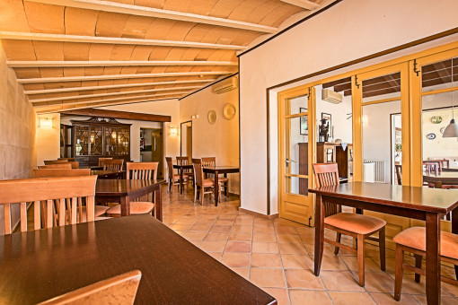 Interior dining area